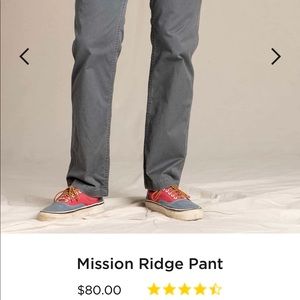 Toad and Co. Mens Khakis